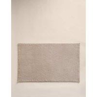 M&S Pure Cotton Tufted Bath Mat Stone