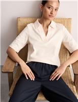 Cotton Modal Blend V-Neck T-Shirt