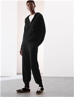 Autograph Pure Cashmere Tapered Ankle Grazer Joggers Midnight Navy