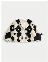 Harlequin Borg Jacket (2-8 Yrs)
