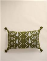 Pure Cotton Knitted Bolster Cushion