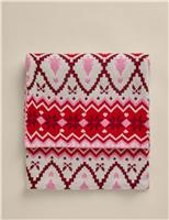 Knitted Fair Isle Throw