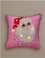 Pure Cotton Santa Light-Up Cushion