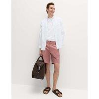 M&S Regular Fit Stretch Chino Shorts Antique Rose