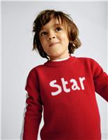 Merino Wool Rich Star Jumper (2-10 Yrs)