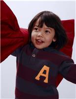 Striped Knitted Rugby Jumper (2-10 Yrs)