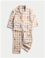 Pure Cotton Checked Paddington Pyjamas (1-8 Yrs)