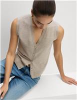 Pure Merino Wool Knitted Waistcoat