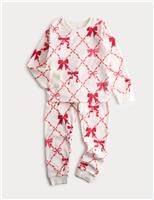 Bow Print Pyjamas (1-16 Yrs)