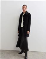 Detachable Collar Pure Wool Short Car Coat