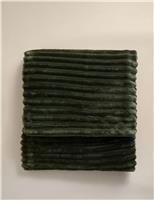 Fleece Ribbed Throw