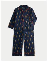 Christmas Magic Nutcracker Revere Long Sleeve Pyjamas (12Mths-10 Yrs)