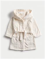 Fleece Star Hooded Dressing Gown (1-16 Yrs)