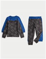 Kids 2pk Pure Cotton Star Print Pyjama Sets (1-8 Yrs)