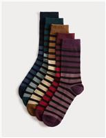 5pk Cool & Fresh Cotton Rich Cushioned Socks