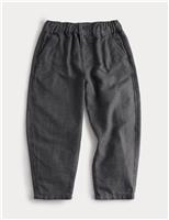 Pure Cotton Micro Check Trousers (2-8 Yrs)