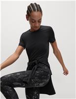 Scoop Neck Fitted T-Shirt