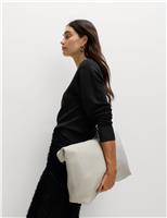 Crew Neck Waisted Knitted Top