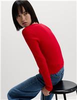 Ribbed Sweetheart Fitted Knitted Top