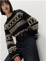 Boucl Fair Isle Crew Neck Jumper