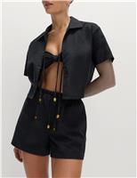 Cotton Rich Beaded Beach Shorts