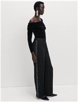 Embellished Side Stripe Trousers