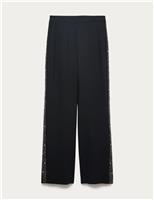 Embellished Side Stripe Trousers