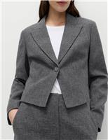 Metallic Lurex Cropped Jacket