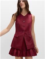 Sheen Collarless Waistcoat