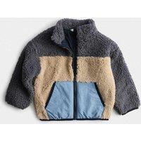 Colourblock Borg Zip Through Jacket (2-8 Yrs)