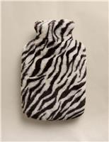 Zebra Print Hot Water Bottle
