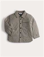 Micro Check Quilted Shacket (2-10 Yrs)