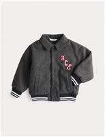 Embroidered Baseball Bomber Jacket (2-8 Yrs)