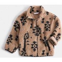 Borg Aztec Fleece Jacket (2-8 Yrs)