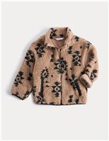Borg Patterned Fleece Jacket (2-8 Yrs)
