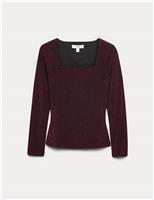 Sparkly Square Neck Top