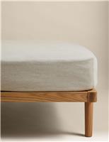 Brushed Cotton Twill Deep Fitted Sheet