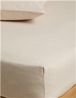 Brushed Cotton Twill Deep Fitted Sheet
