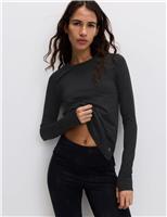 Scoop Neck Fitted Gym Top