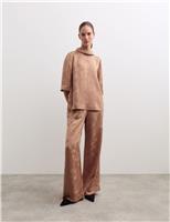 Jacquard Short Sleeve Top