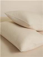 2pk Brushed Cotton Twill Pillowcases