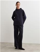 Jersey Funnel Neck Jumper