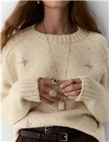 Embellished Crew Neck Jumper