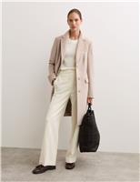 Pure Wool Single Breasted Boyfriend Coat