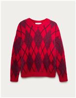 Argyle Crew Neck Jumper