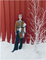 Argyle Relaxed Jumper with Wool