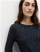 Embellished Crew Neck Jumper