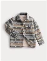 Patterned Shirt & T-Shirt Set (2-8 Yrs)