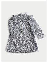 Velour Sequin Prom Dress (2-8 Yrs)