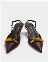 Slingback Kitten Heels